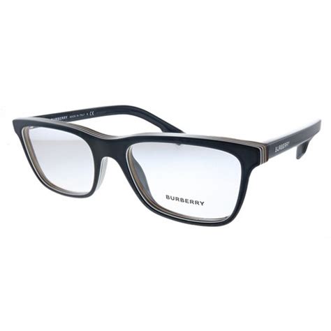 BURBERRY Eyeglasses BE 2292 3798 Check Multilayer Black.